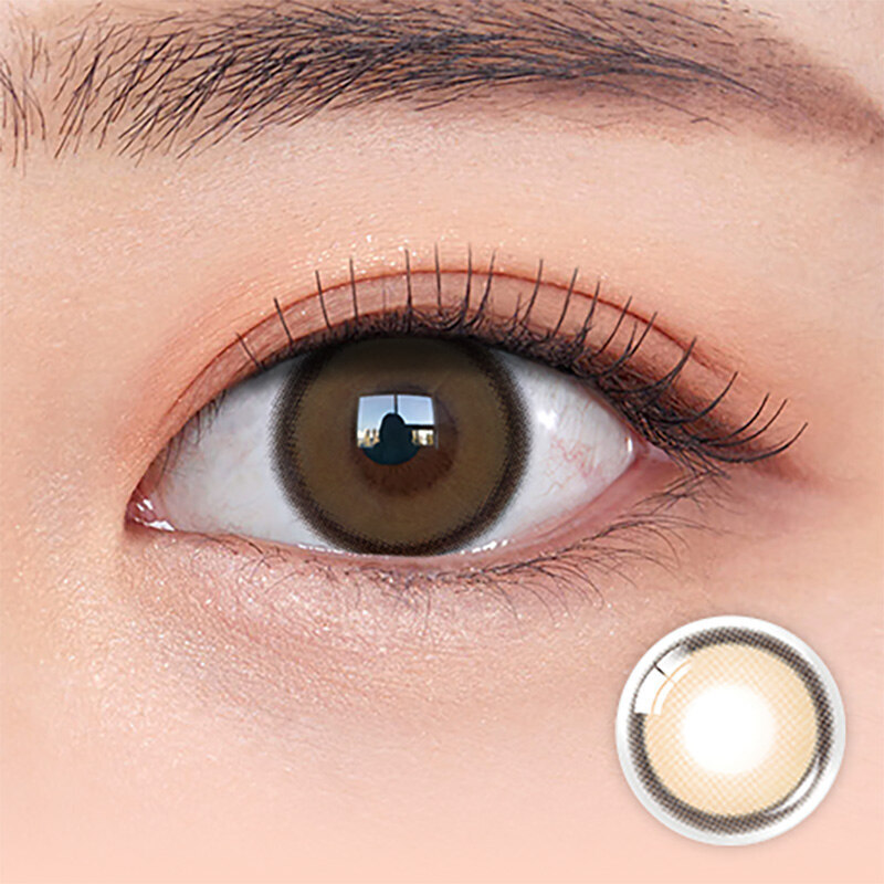 [23/02 - 06/03] OLENS Realish BROWN One Day Soft Contact Lens [10P]