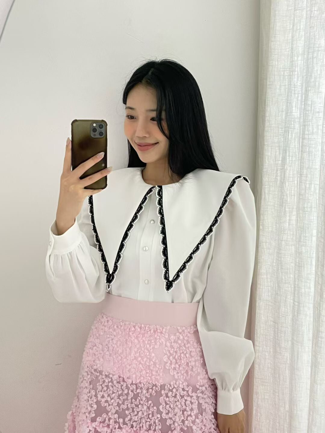 大尖領襯衫