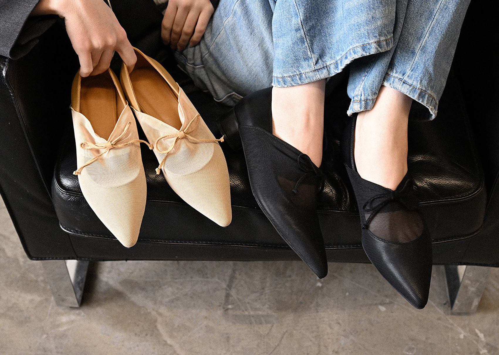 💋 🌟 2026 SS 超型網布尖頭鞋 💋