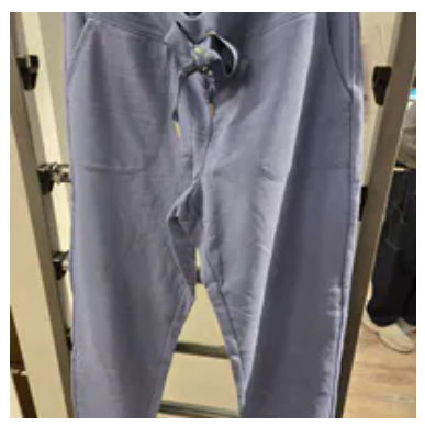 [S] DKNY BLUESTONE TWO TONE LOGO DRAWCORD JOGGER, DP6P3496-BSO (SD1786)