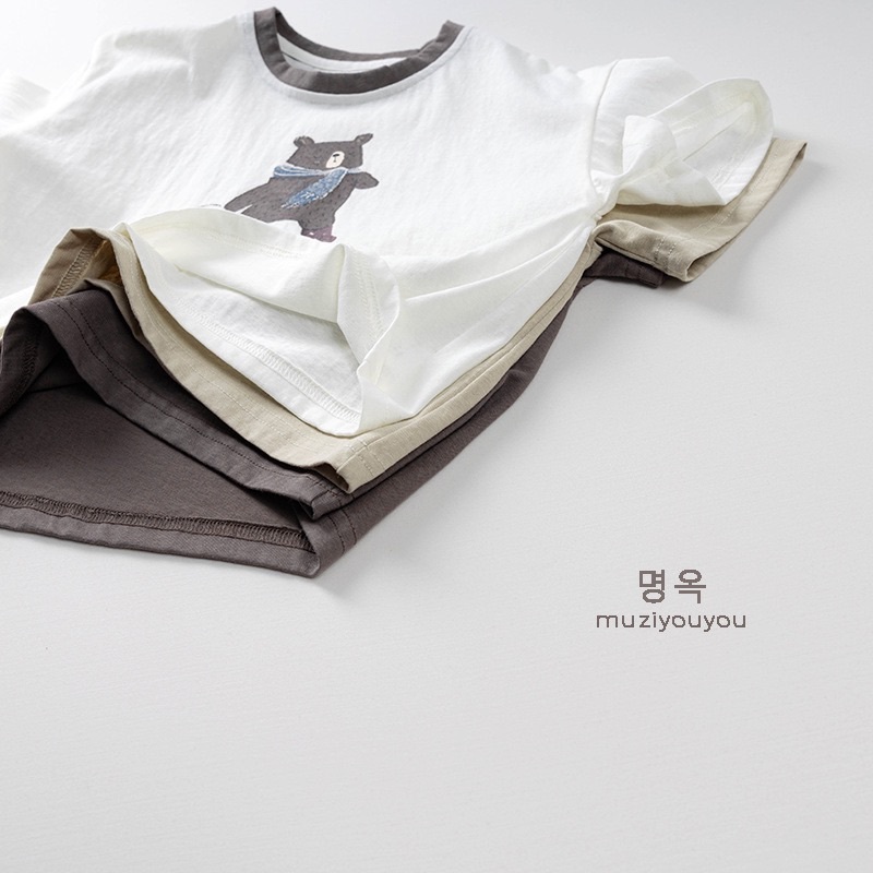 三色旅行熊上衣