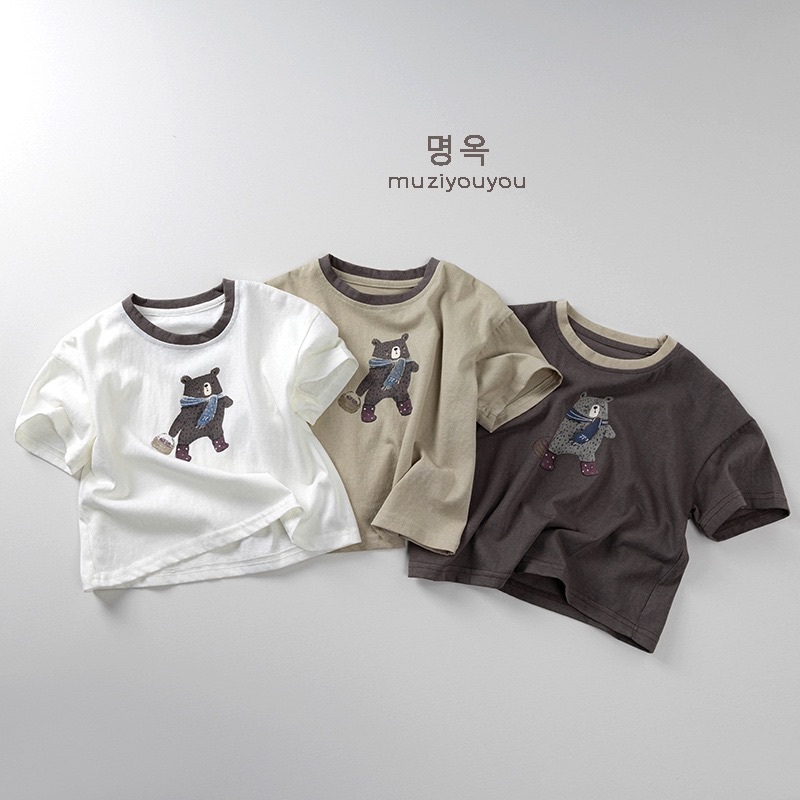 三色旅行熊上衣