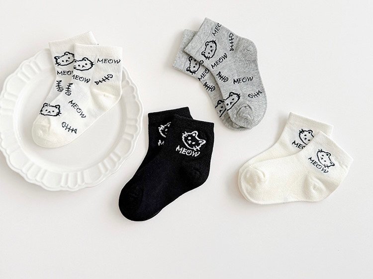正韓春Antej meow meow襪(一組四入)