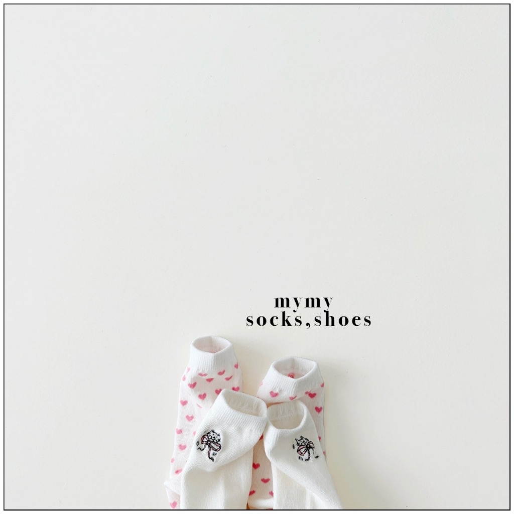 正韓春Mysocks 甜美愛心襪(一組兩入)
