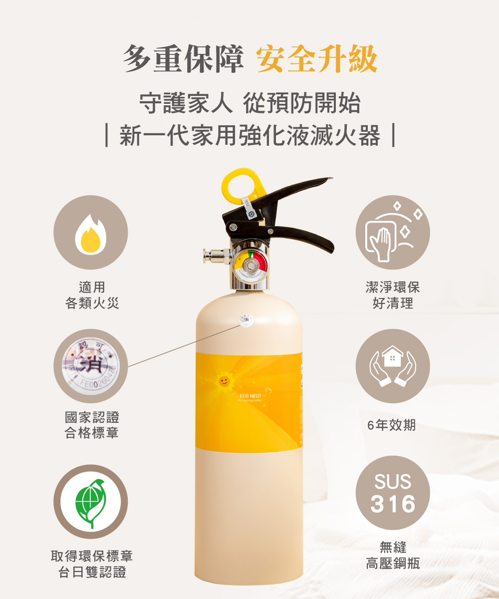 家用滅火器特色