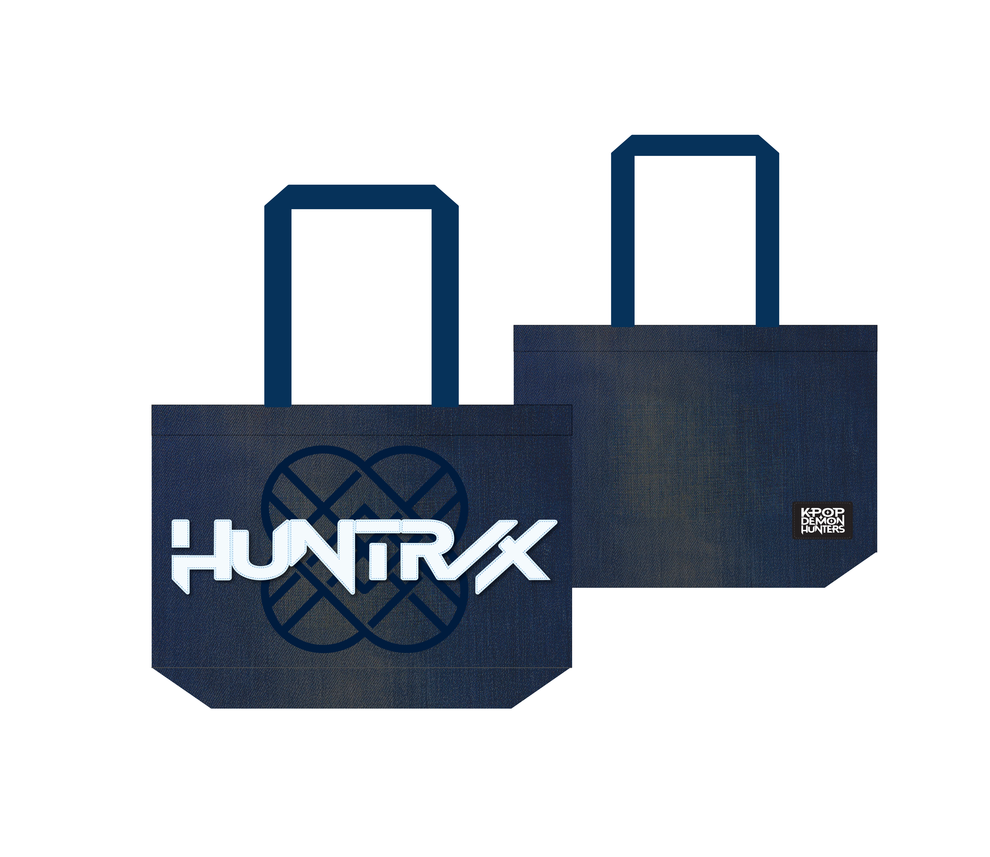 KPop Demon Hunters Washed-denim Tote Bag  - HUNTR/X