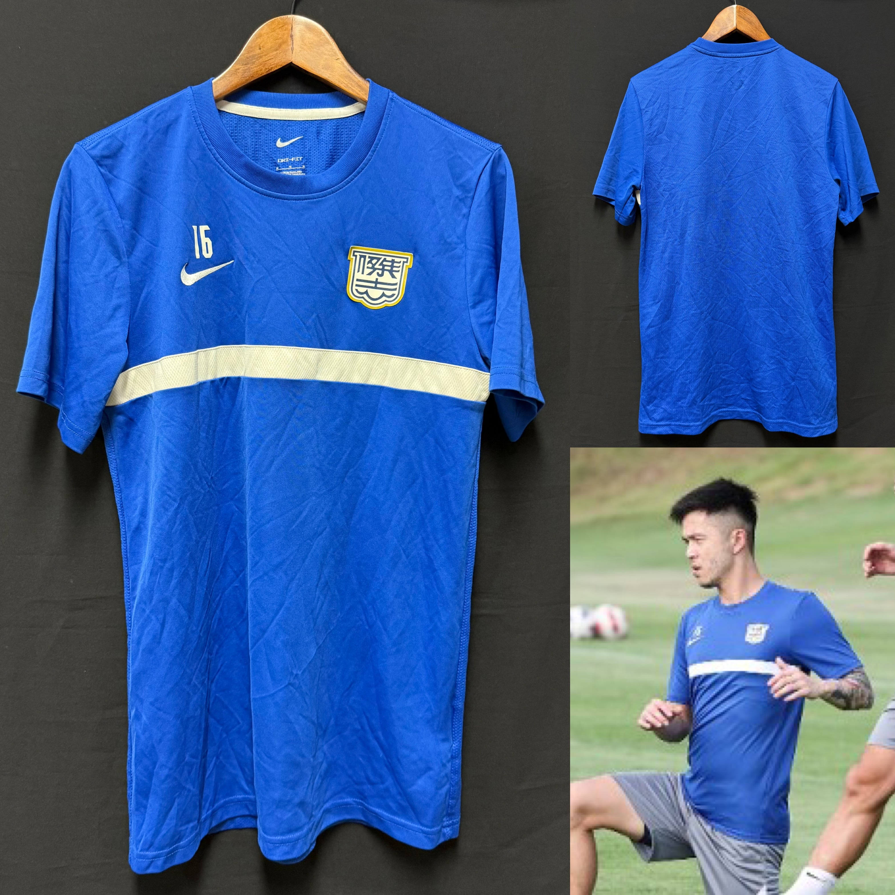 (Match Worn) Kitchee 2021-2022 Nike Match Worn Training Shirt