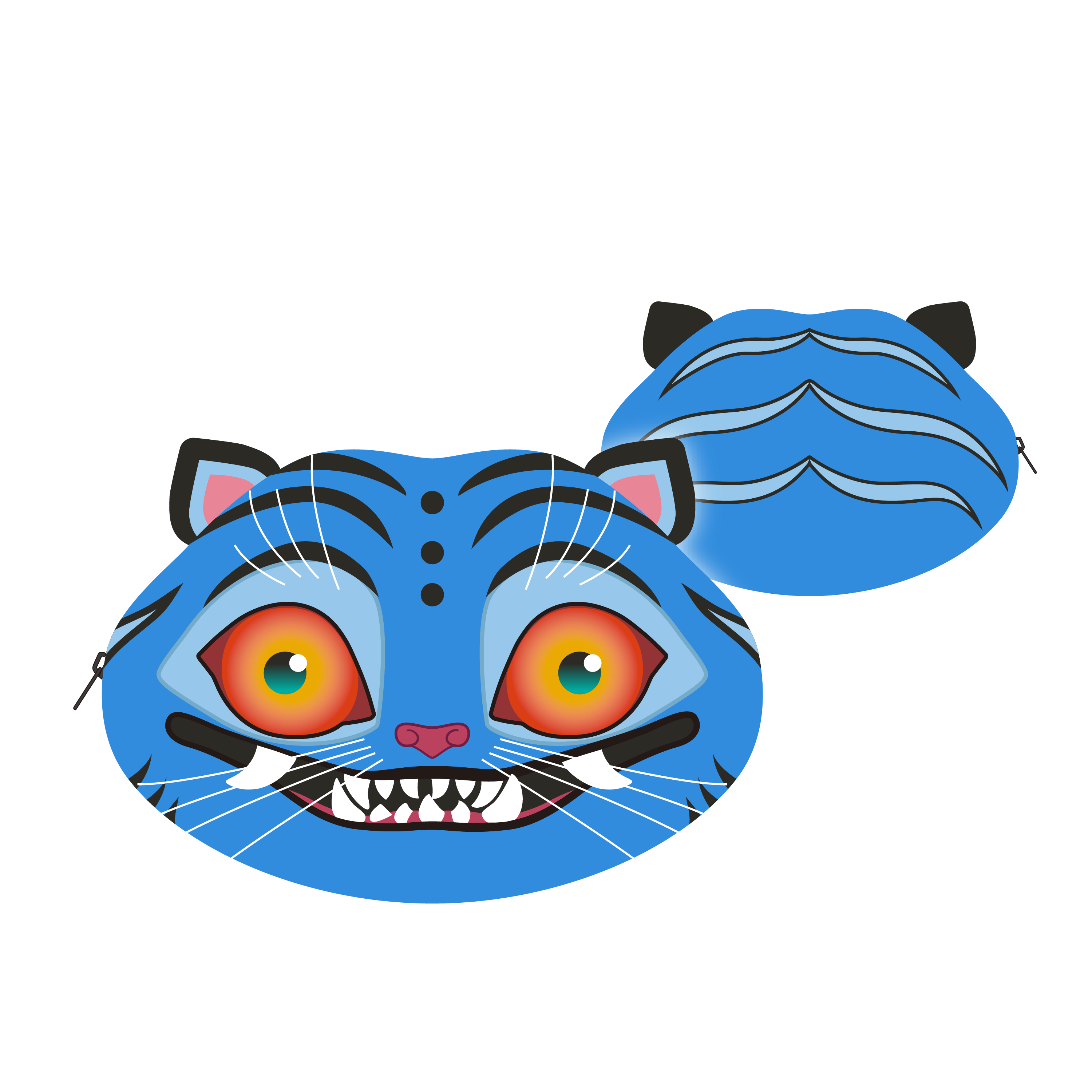 KPop Demon Hunters Cosmetic Bag - Derpy Tiger