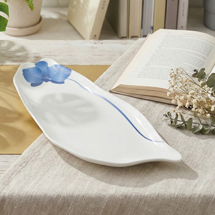 T46-蘭花台灣瓷盤