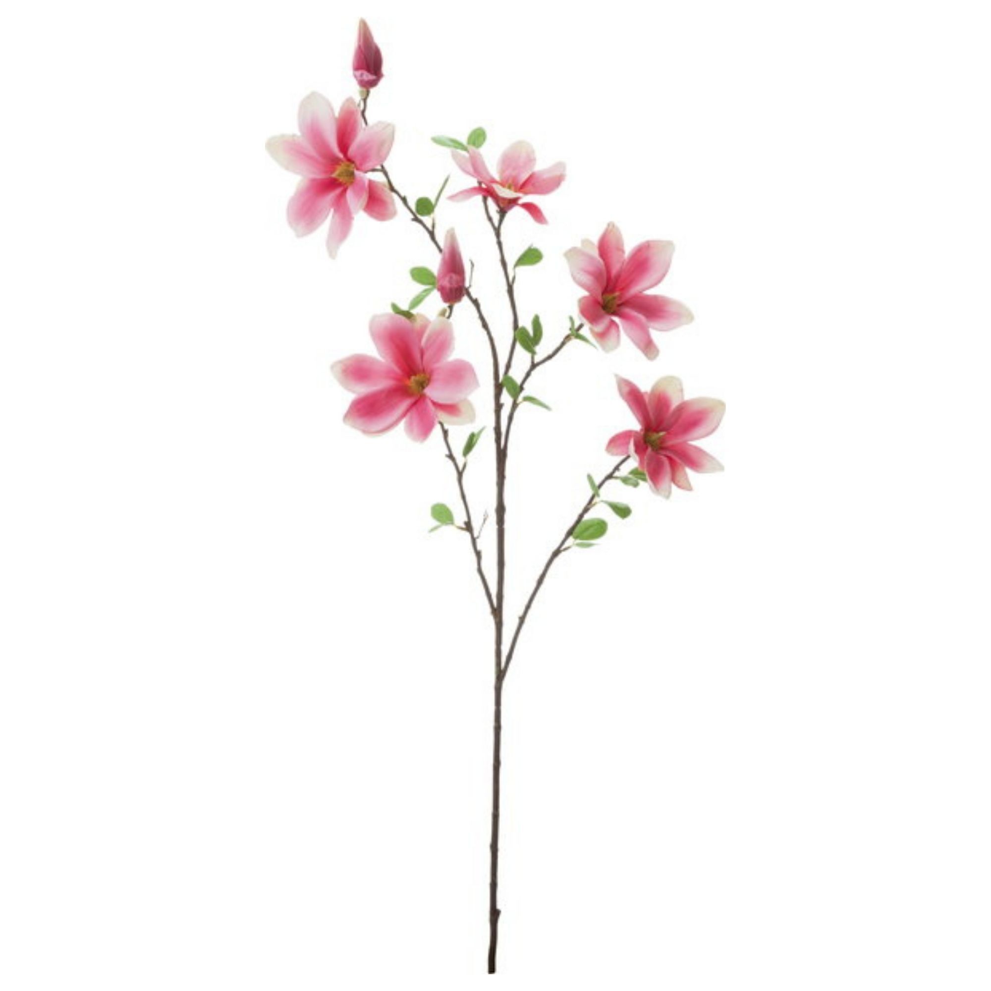 人造花 木蘭枝 深粉