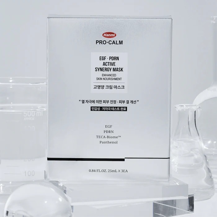 DC34 [1+1] Hanmi Pro-Calm EGF PDRN Active Synergy Mask (25ml x 3ea)