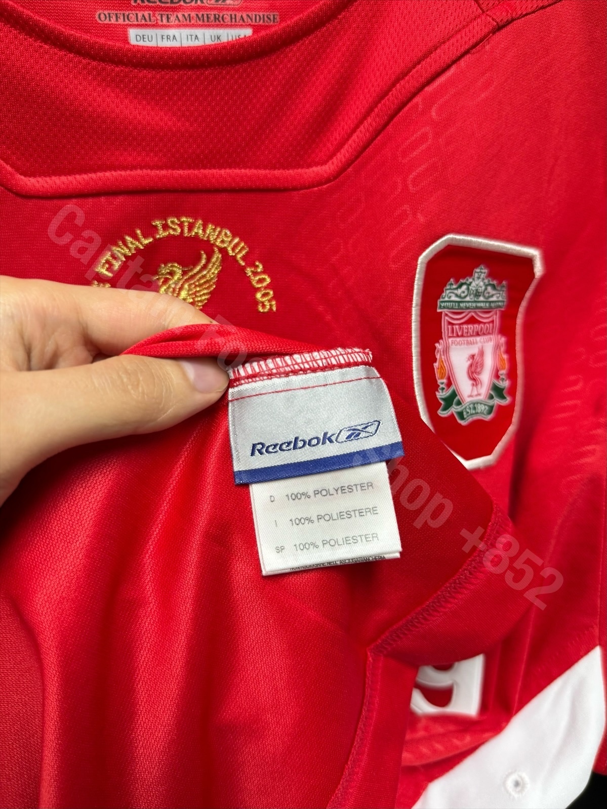 Liverpool 2004-2005 UEFA Champions League Final Reebok
