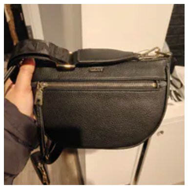 [S] DKNY BLACK R41EAD01 ZOIE CREST CROSSBODY BAG, 755403868541 (SD1811)