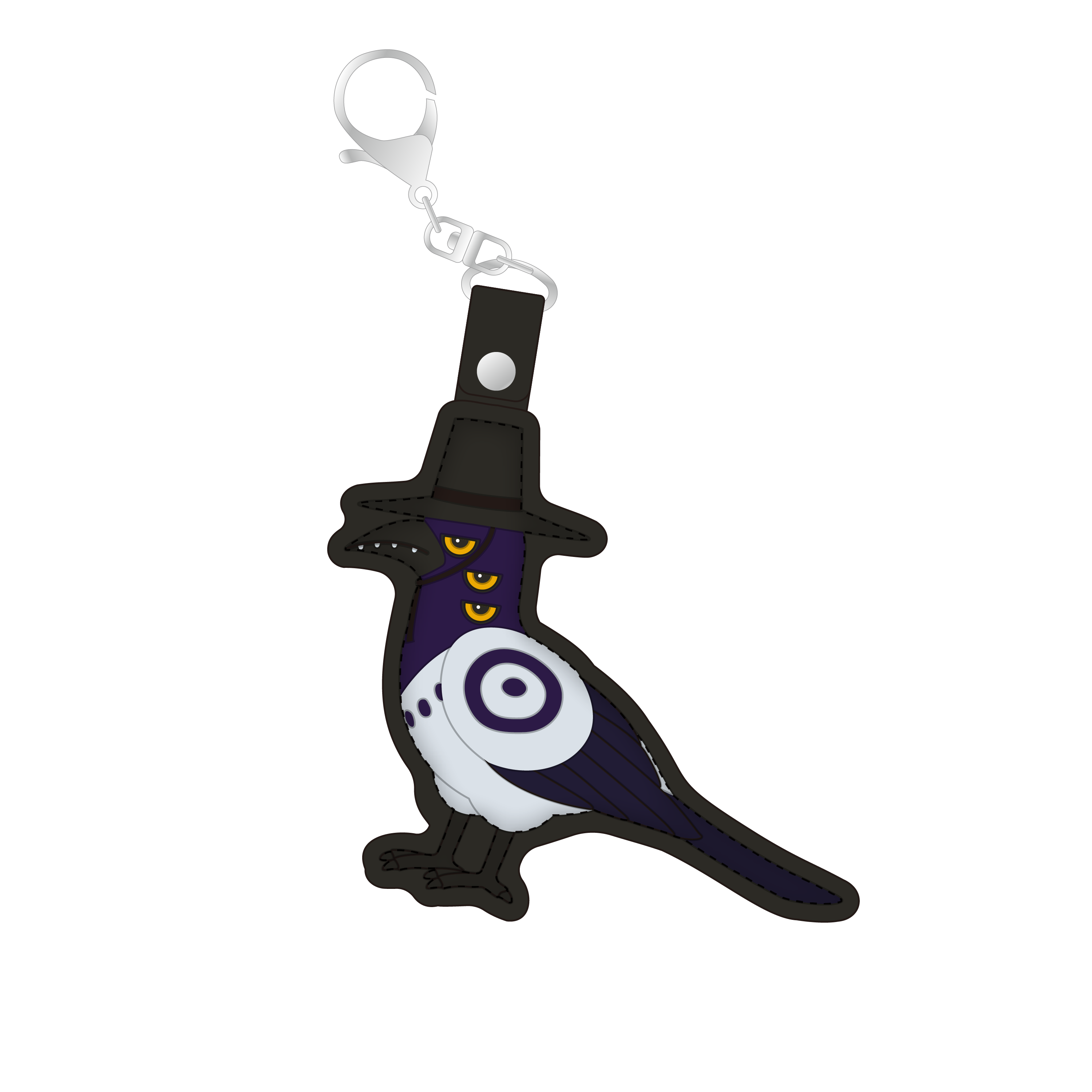 KPop Demon Hunters PU keychain - Sussie Magpie