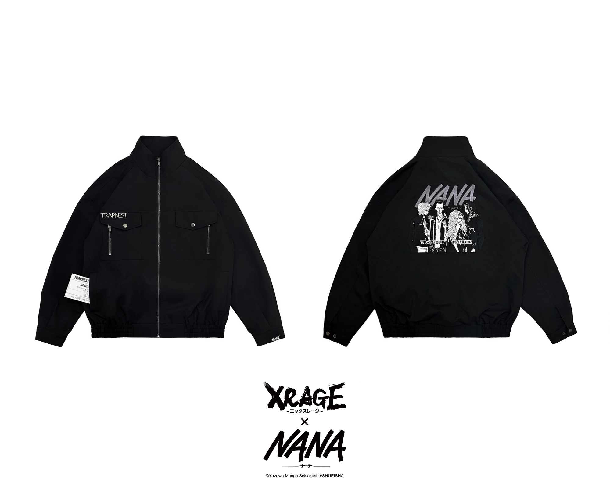 TRAPNEST 立領雙口袋外套（附贈演唱會票夾）