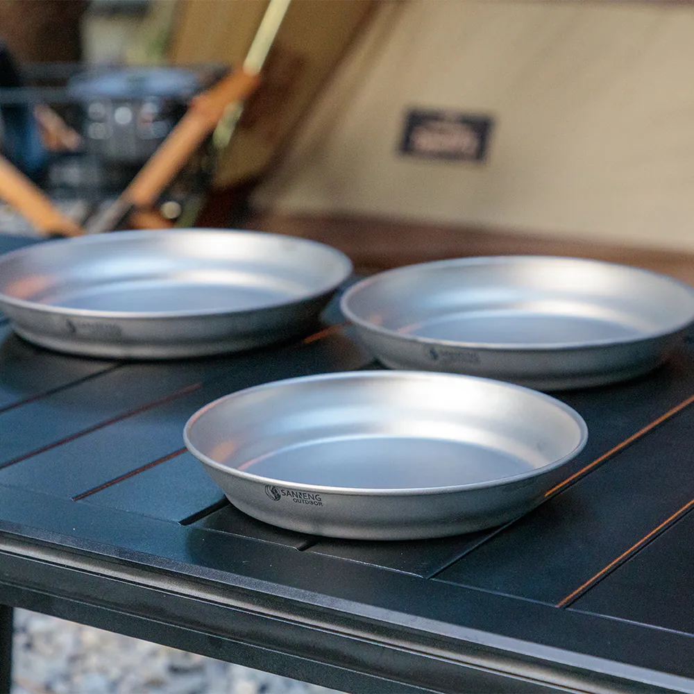 Sanneng Outdoor 20cm純鈦餐盤