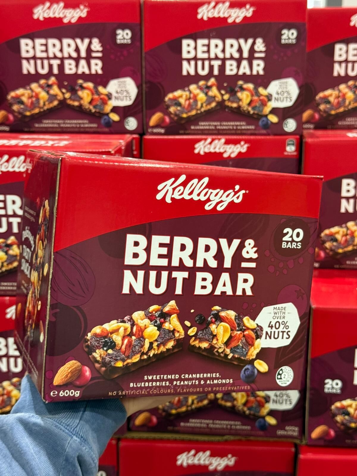 RA11 Kellogg's Berry&Nut Bar 莓果堅果能量棒 30g x20包  **到期日:約2026/11