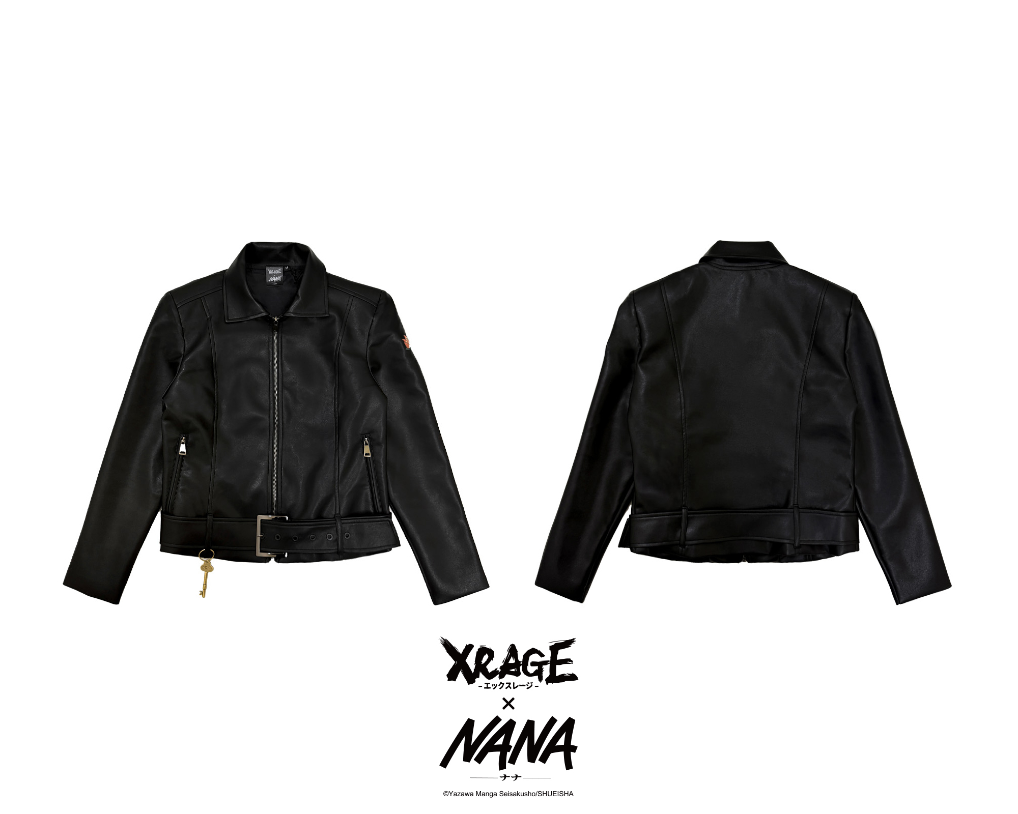 NANA 合身皮革外套