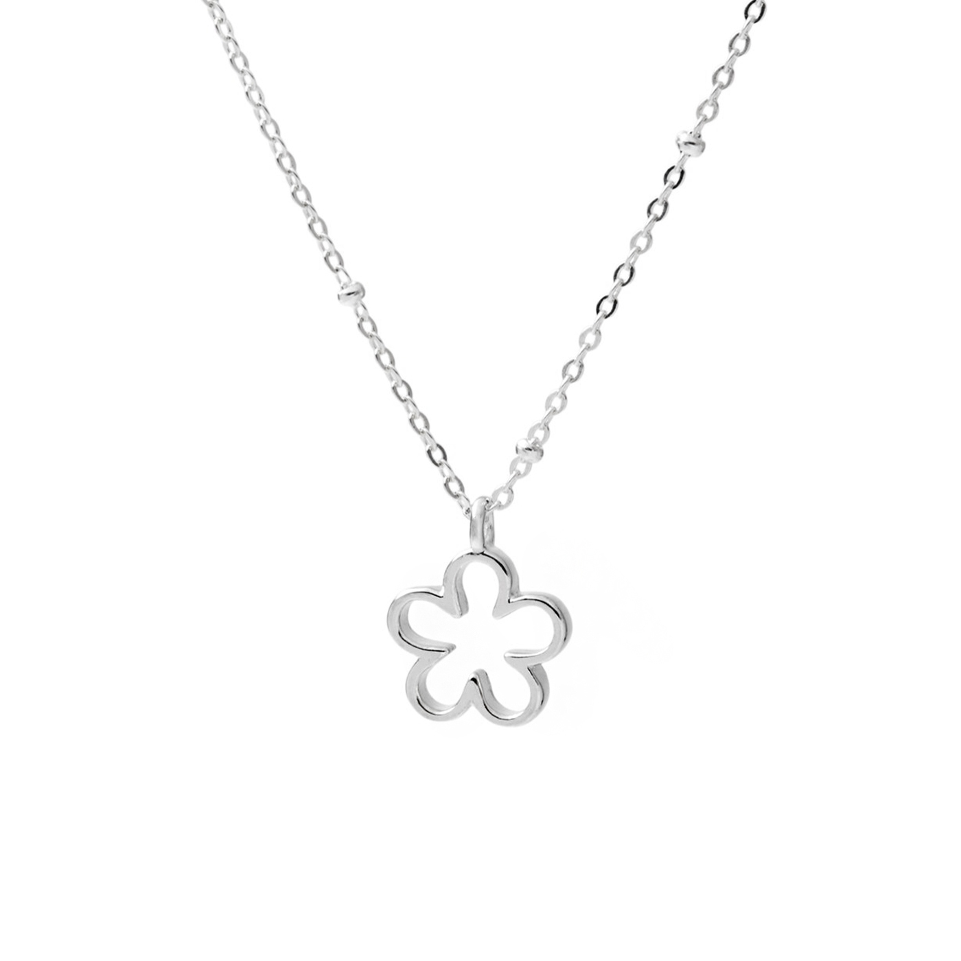 平價飾品,純銀,花,項鍊