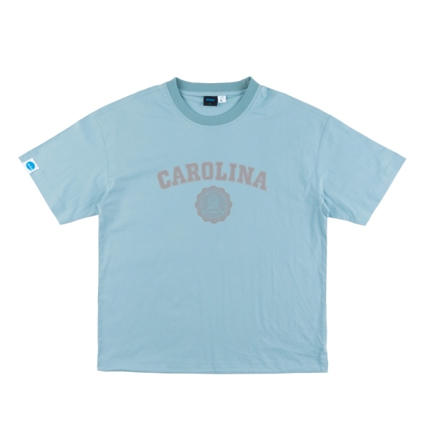 【下殺↘ $499】NCAA 短T 北卡羅來納 淺藍 印花LOGO 寬版 短袖 中性 7325110581