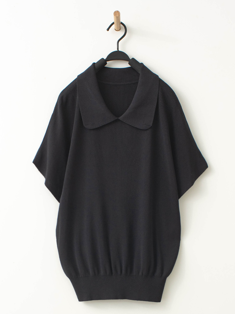 領片針織短袖上衣棉麻感格紋細褶裙組合