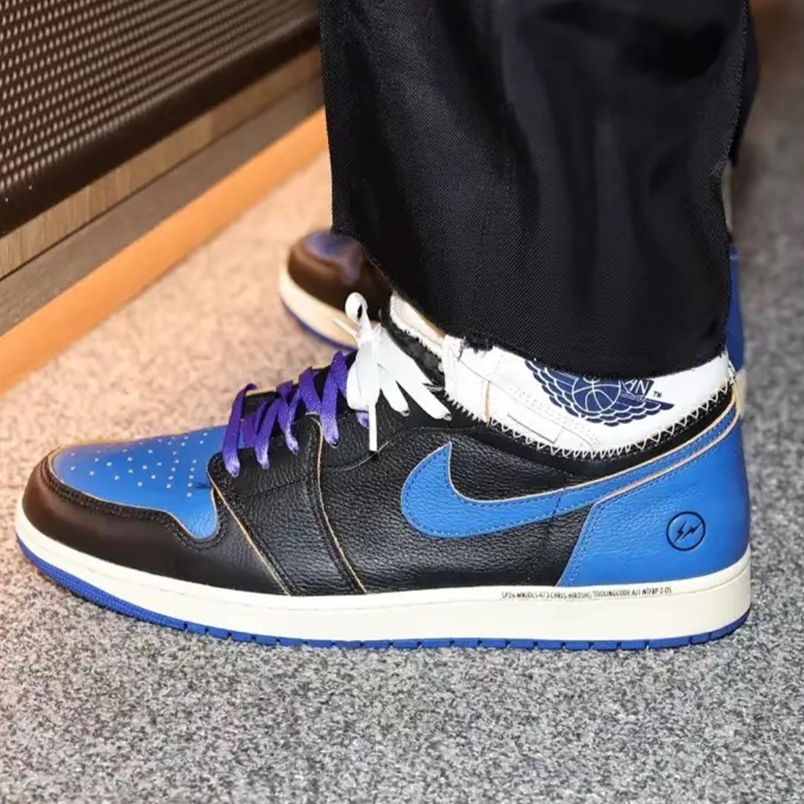 聯名款 Nike AJ1 Union x Fragment Design x Air Joran 1 High OG "Royal Blue" 皇家藍 IO7847-001