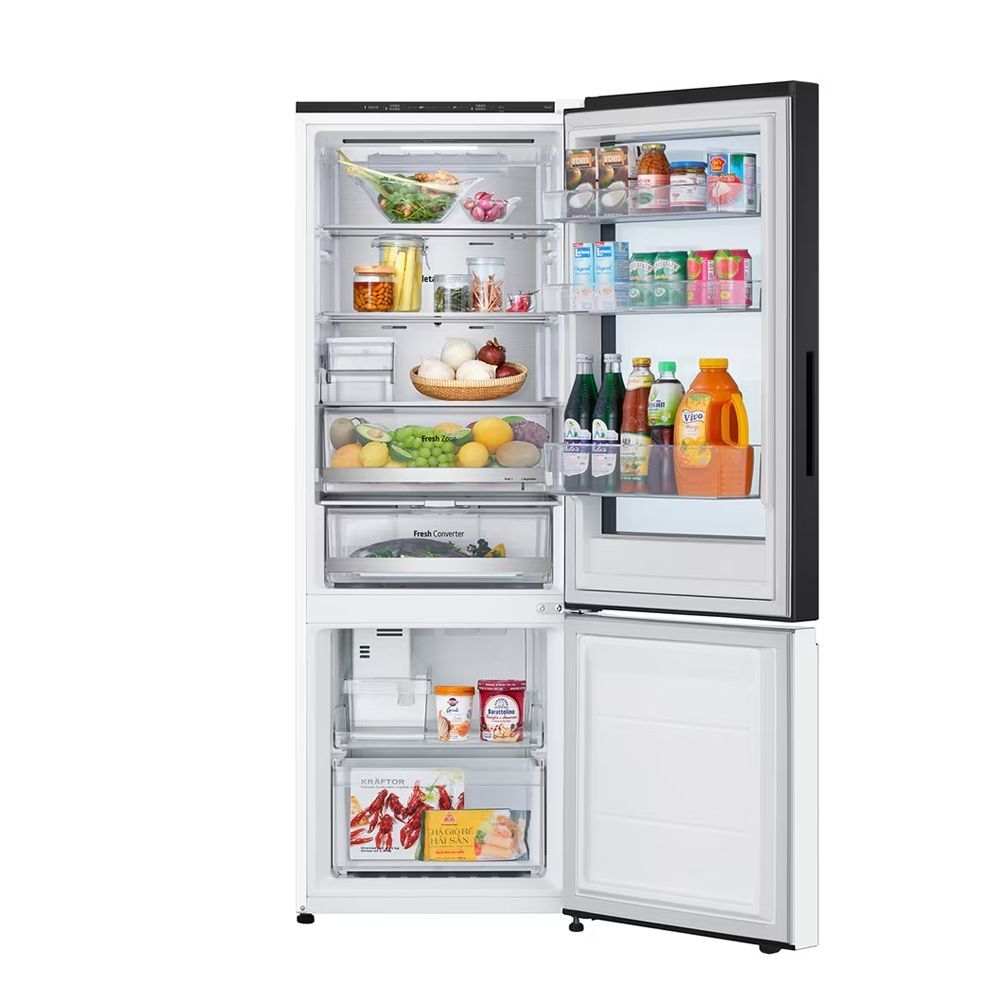 【LG】332公升｜敲敲看智慧變頻雙門冰箱｜雲朵白|GN-BF330WV