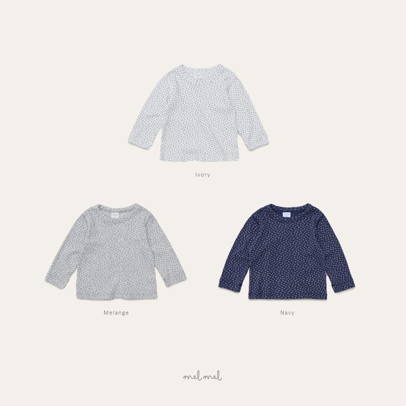 花朵Golgi羅紋長袖T