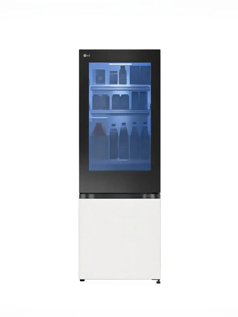 【LG】332公升｜敲敲看智慧變頻雙門冰箱｜雲朵白|GN-BF330WV