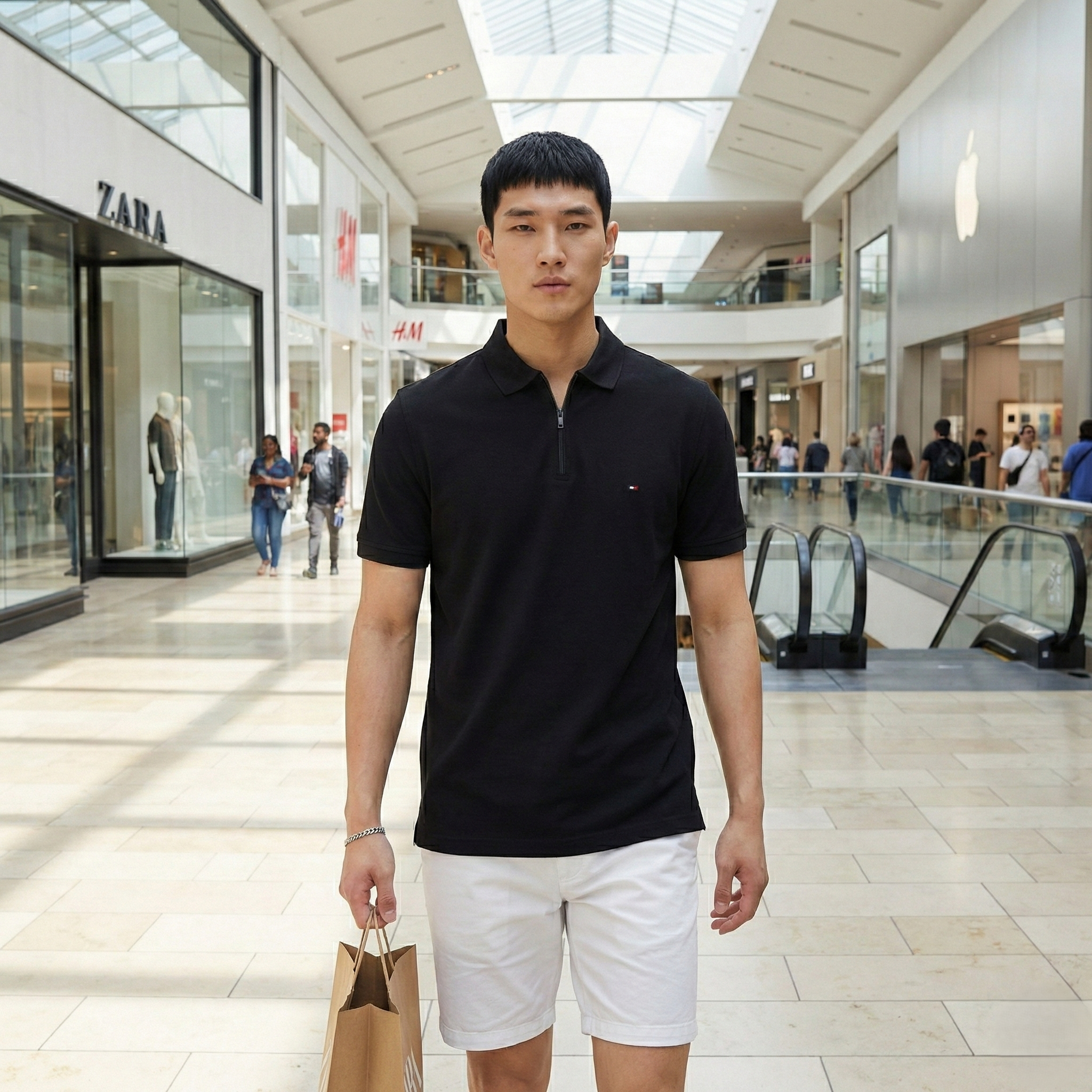 【預購】Tommy Hilfiger H022301 短袖拉鍊 Polo 衫