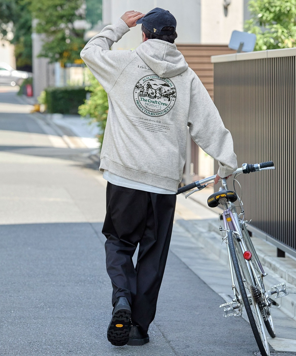 #預購 日本限定 THE CRAFT CREW PRODUCTS 重磅 USA棉 寬版 背面印花 插肩袖帽踢 六色