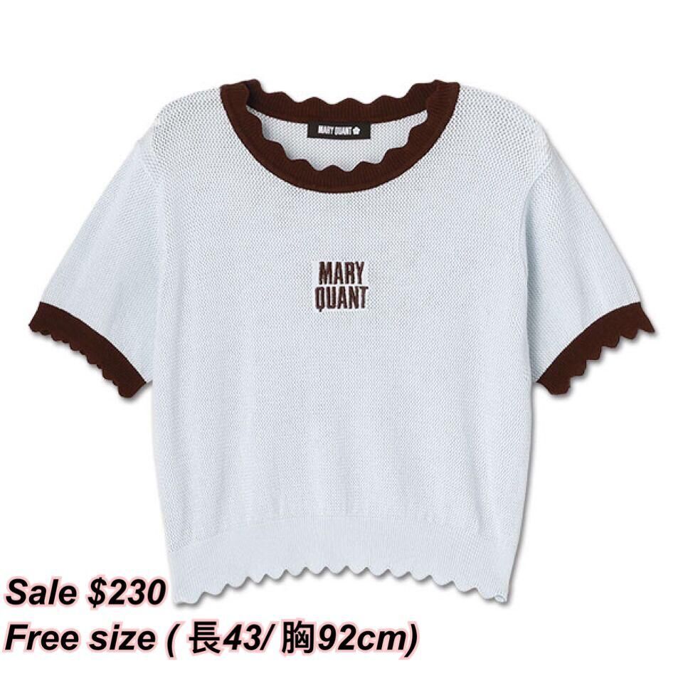 260222 Mary Quant Final Sale 波浪邊短TEE