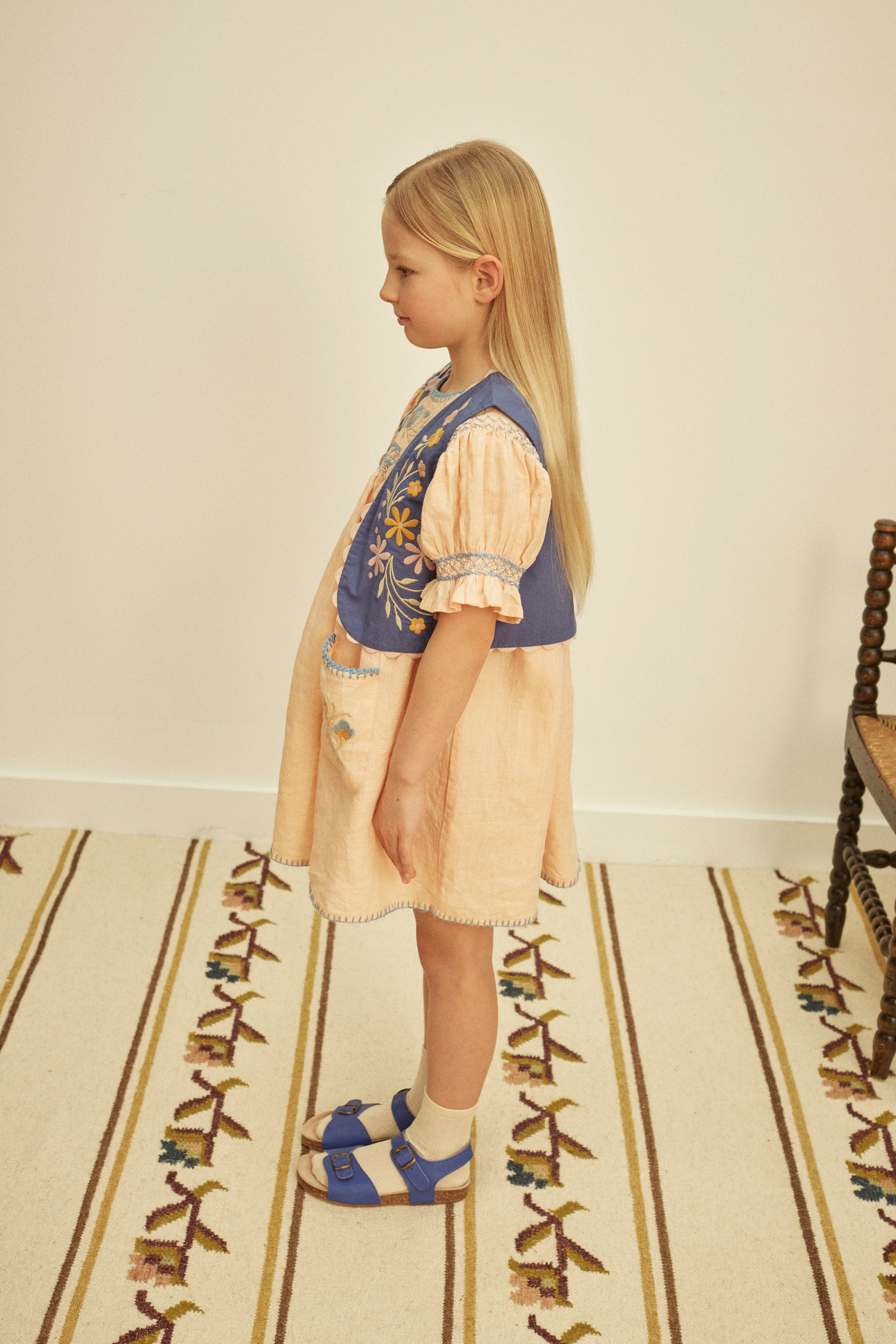 Apolina - Dora Dress - Satin Pink