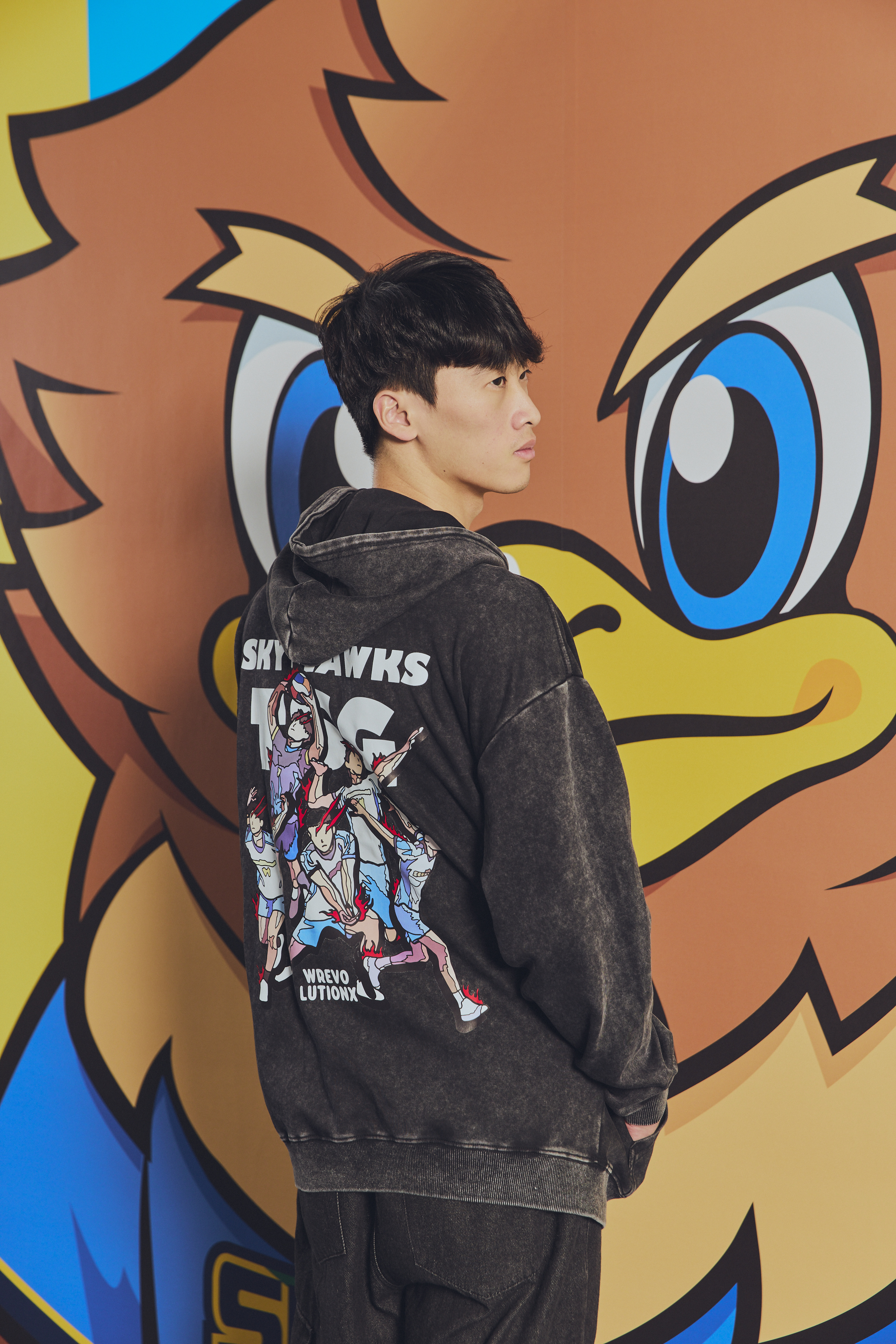 WOOLEEX聯名｜天鷹集結水洗帽T