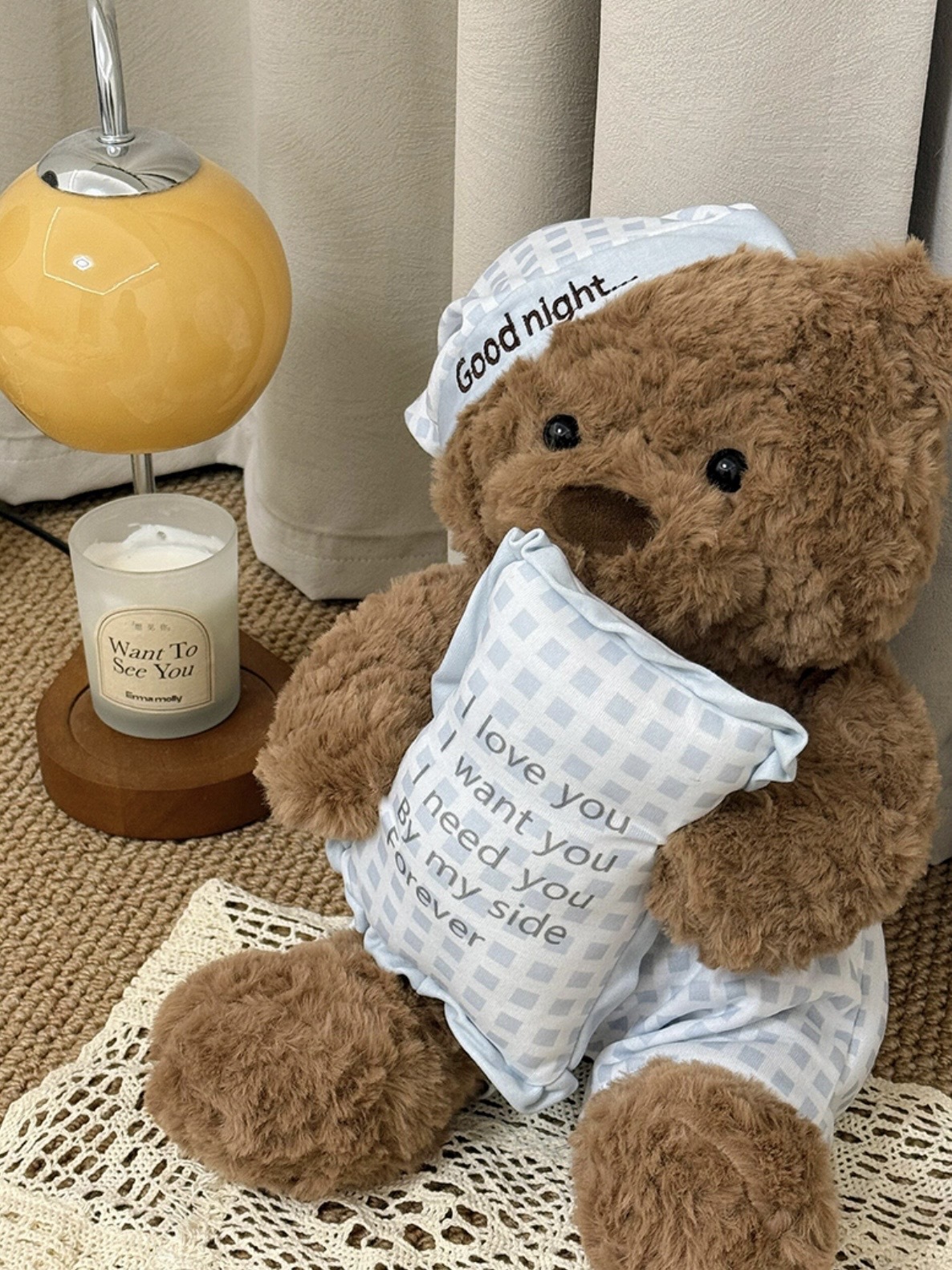 <不想開工🥺> Night Night 晚安小熊🧸 45cm