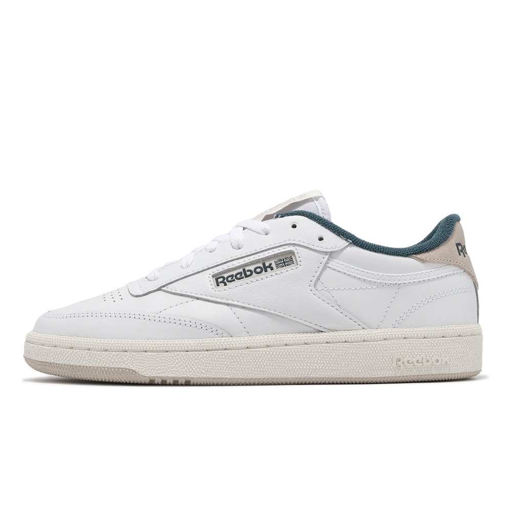 【下殺↘ $990】Reebok 休閒鞋 Club C 85  白 藍 米白 復古 麂皮 小白鞋 女鞋男段 100033086