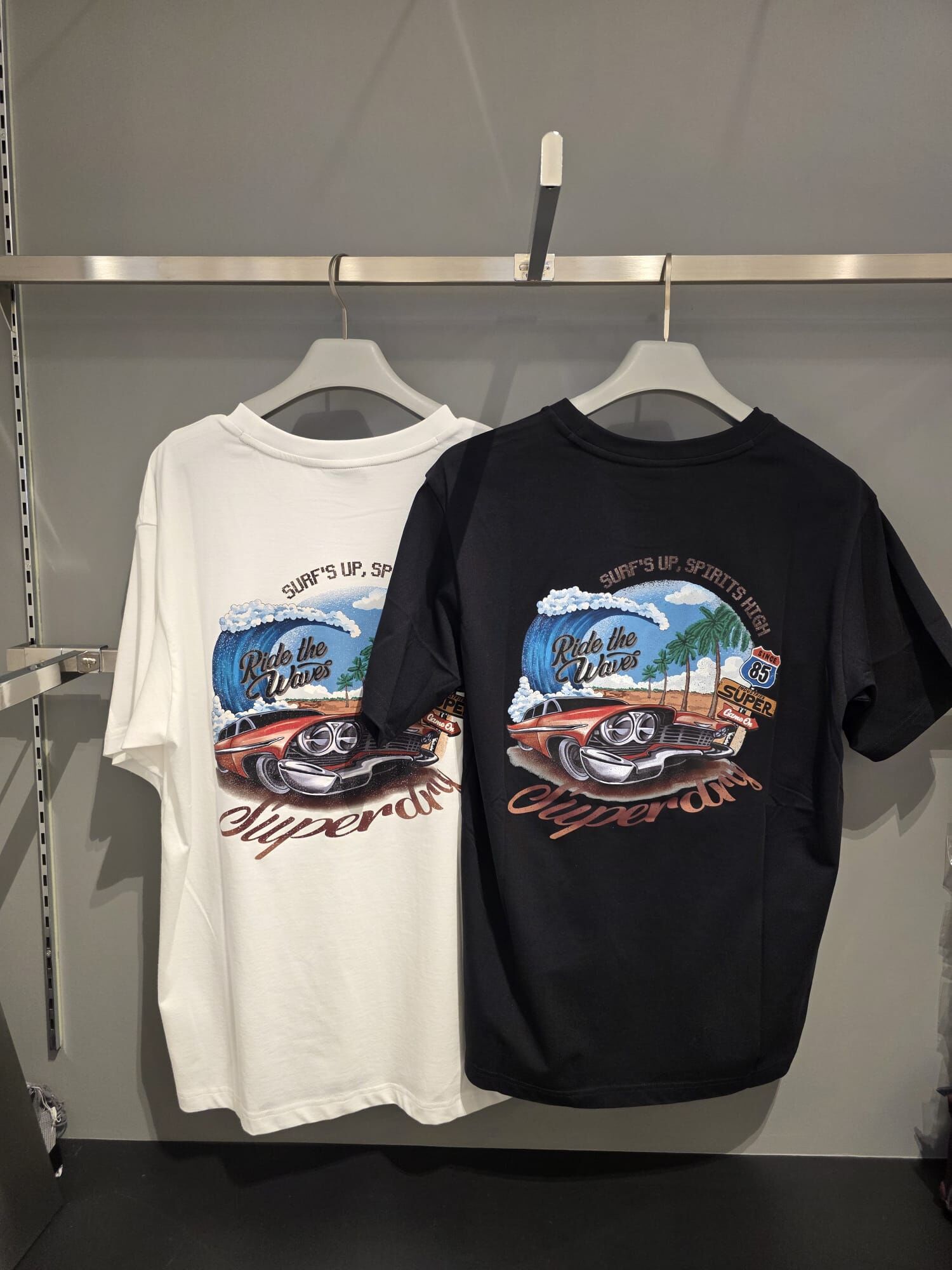 【直播】SUPERDRY LX022306 經典美式復古汽車短 T