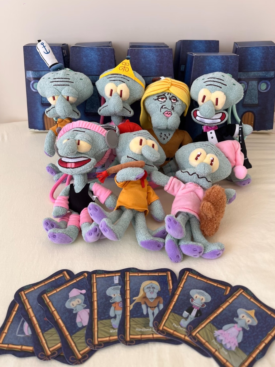 比奇堡 章魚哥的一天系列 毛絨變裝 公仔 盲盒