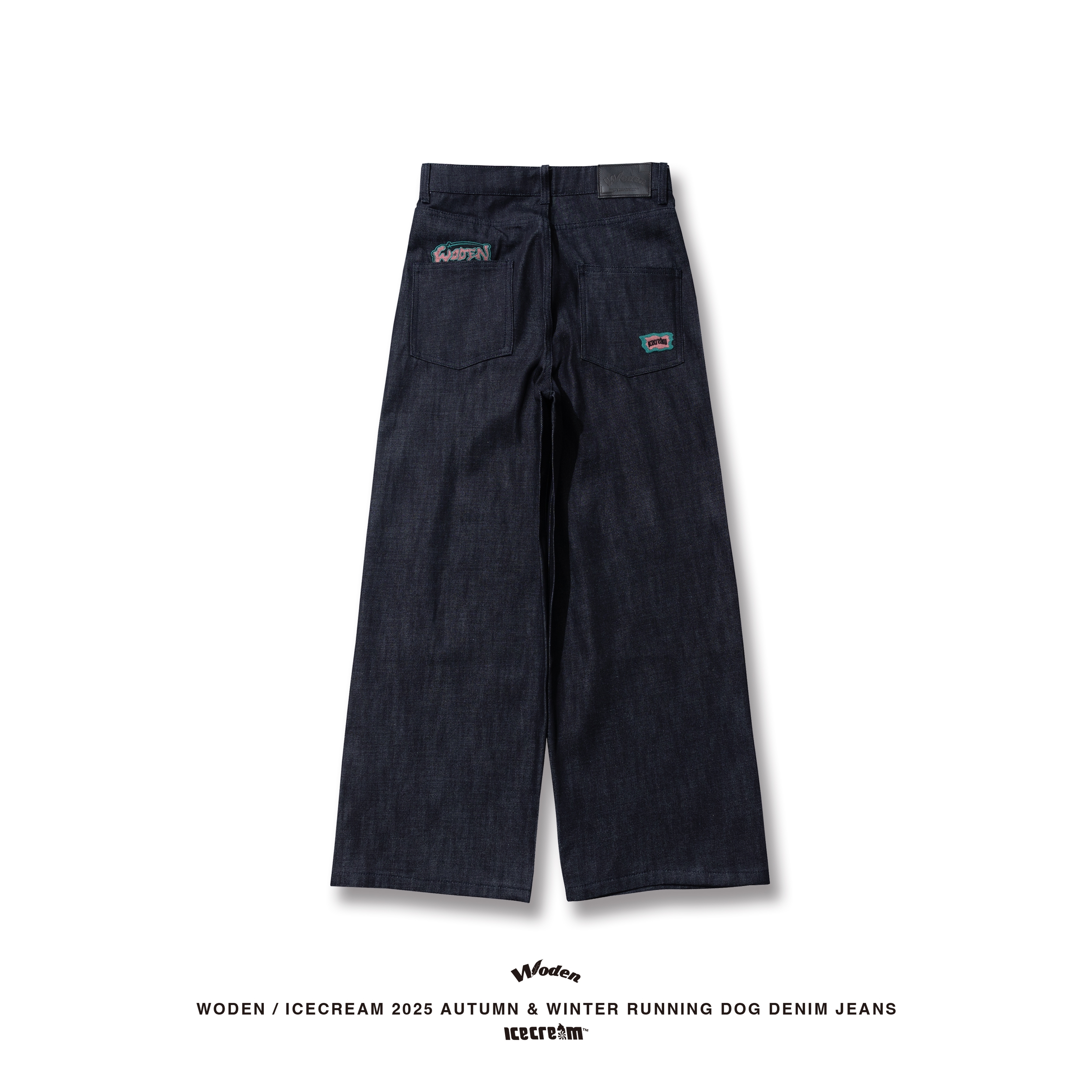 【車庫服飾】WODEN / ICECREAM 25AW 029 Running Dog Denim Jeans