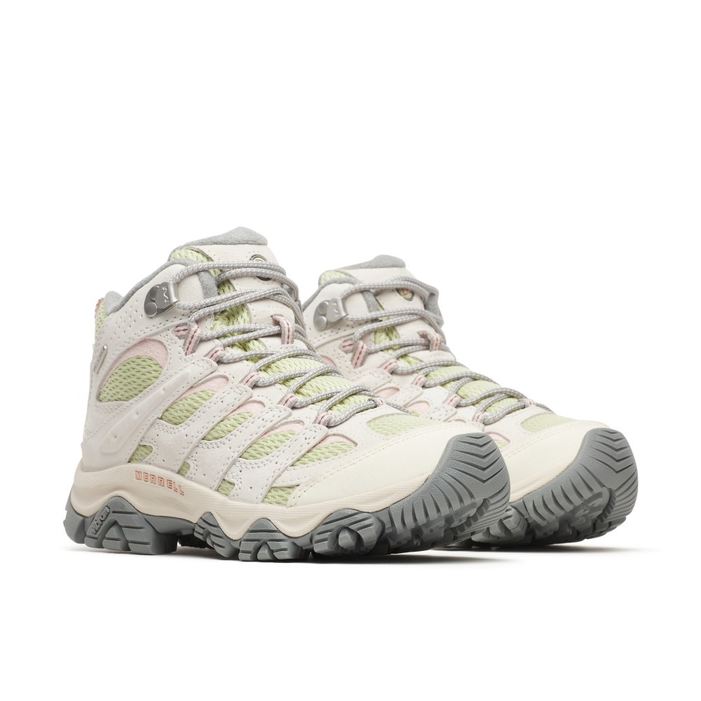 【MERRELL】MOAB 3 MID WP 登山健行鞋 女款 草綠  / ML00003600