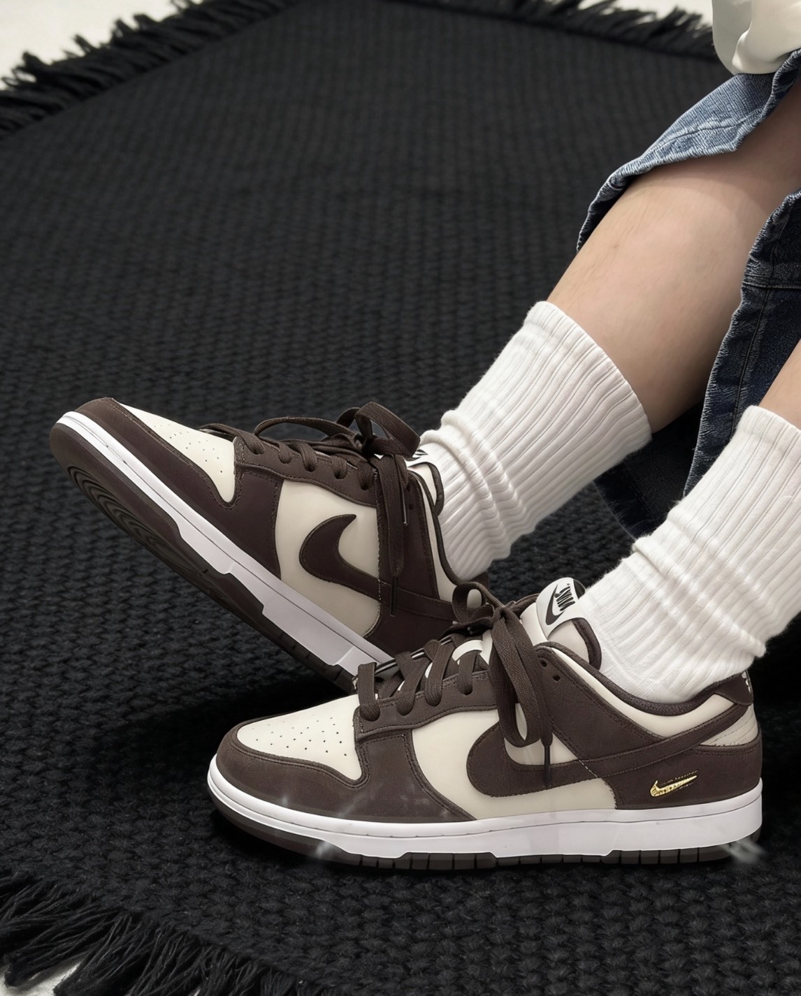 Nike Dunk 摩卡可可 小金勾 女鞋