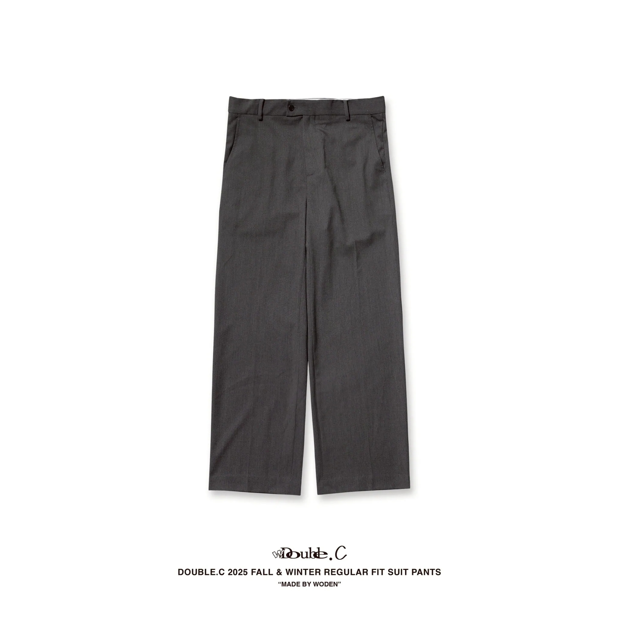 【車庫服飾】WODEN DoubleC 25FW D02 Casual 直筒西裝褲