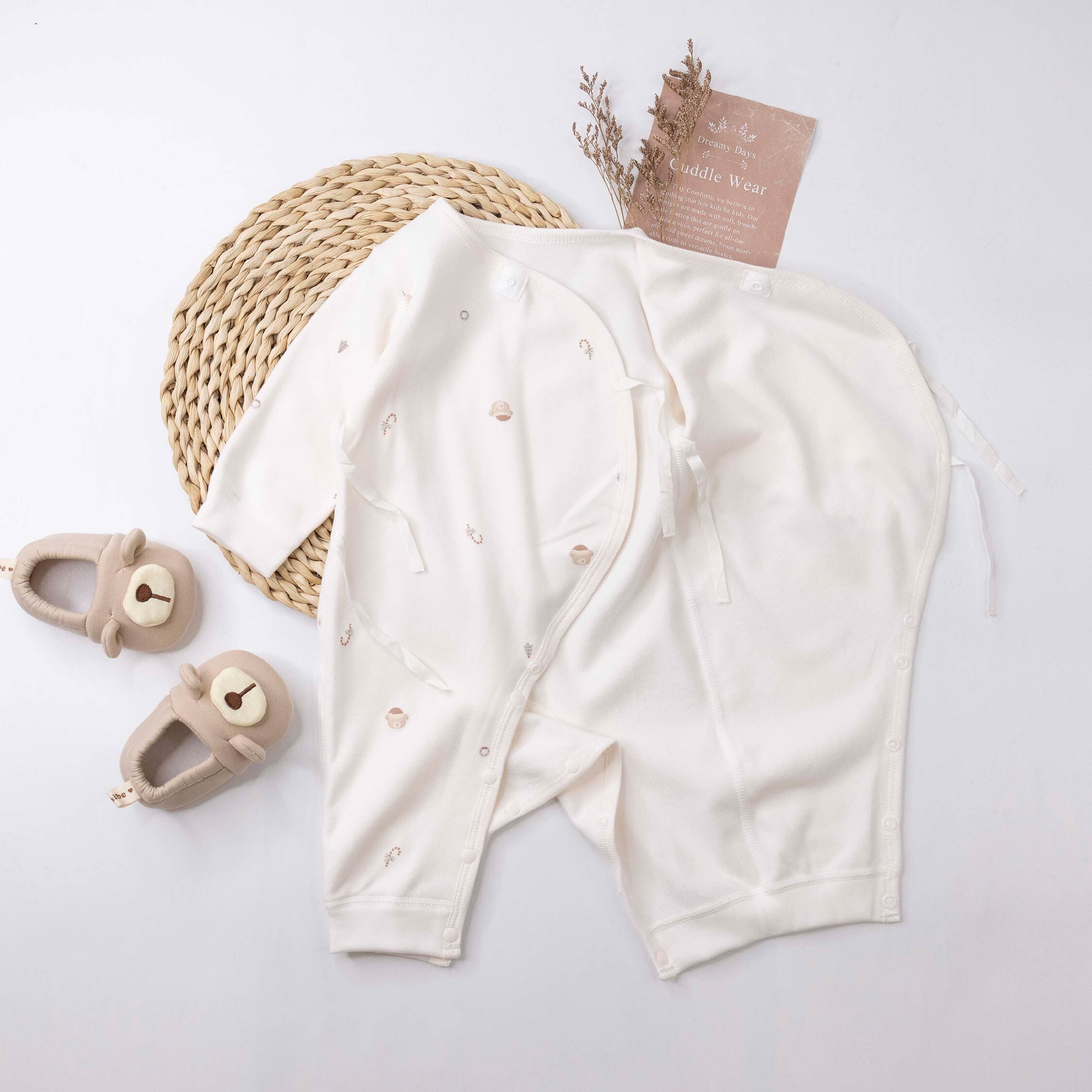 純淨系列【T3103】可愛小熊過聖誕內磨毛連身衣