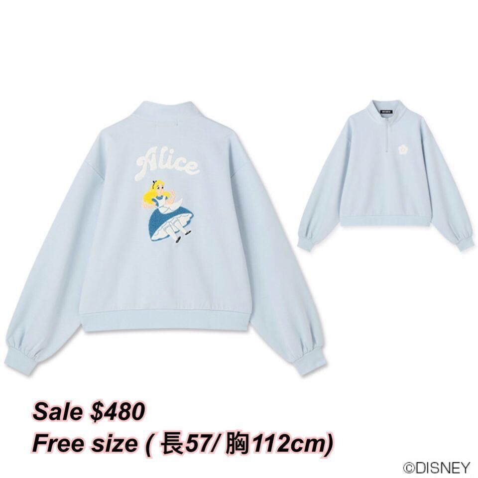 260223 Mary Quant x Alice In Wonderland 半拉鏈衛衣