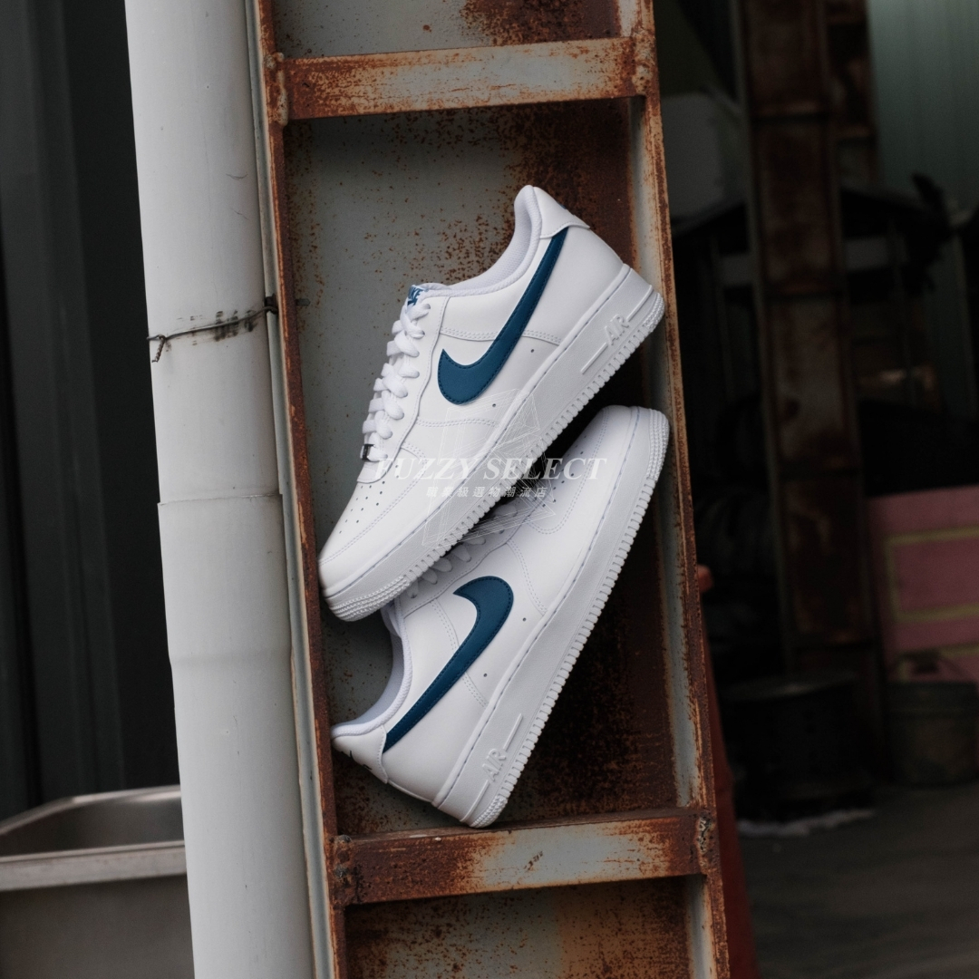 【逢甲 FUZZY】Nike Air Force 1 "Court Blue" 白藍勾 白屁 FJ4146-123