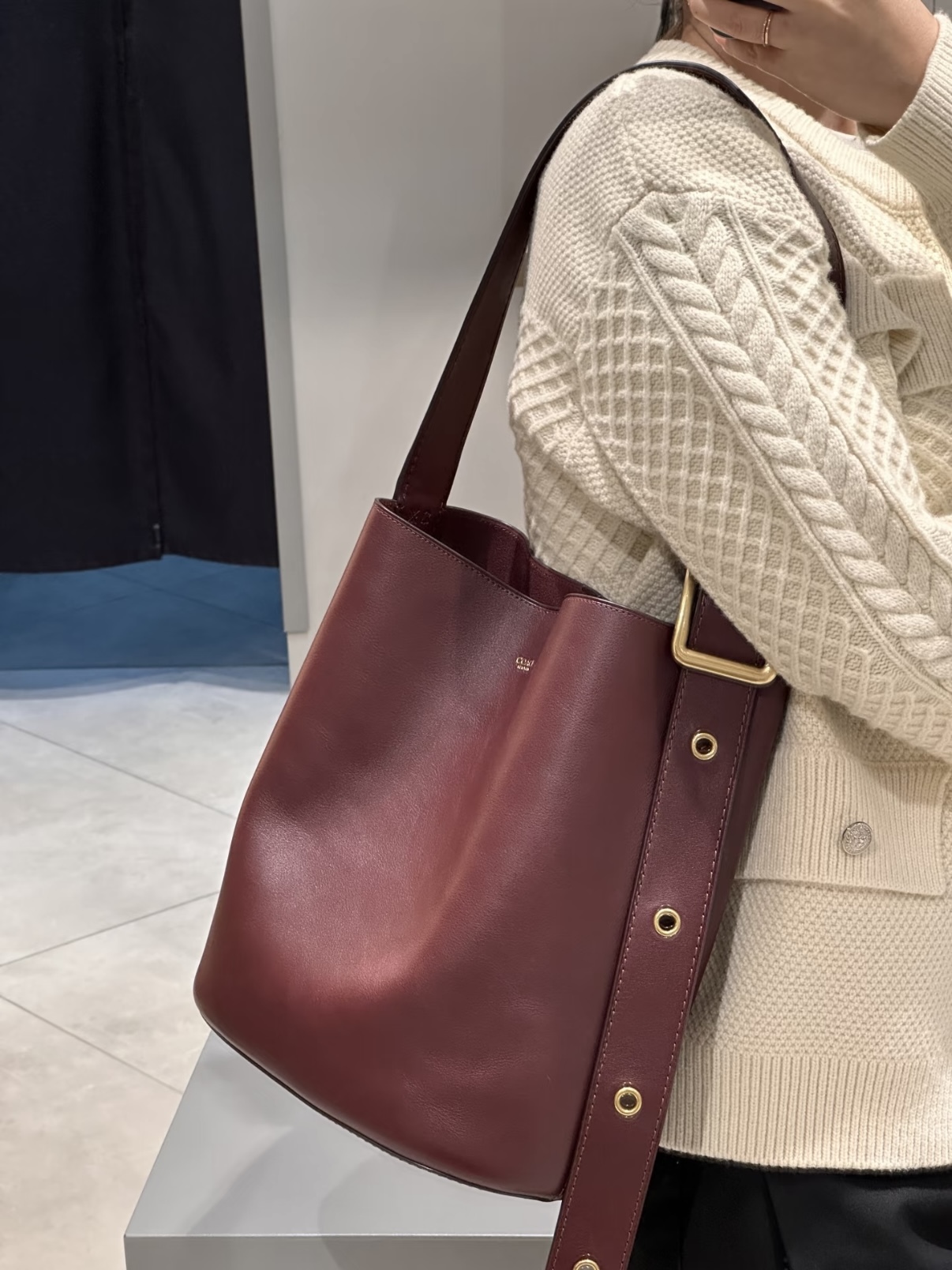 <高級感背上身✨> COACH Bleecker水桶包 附小袋