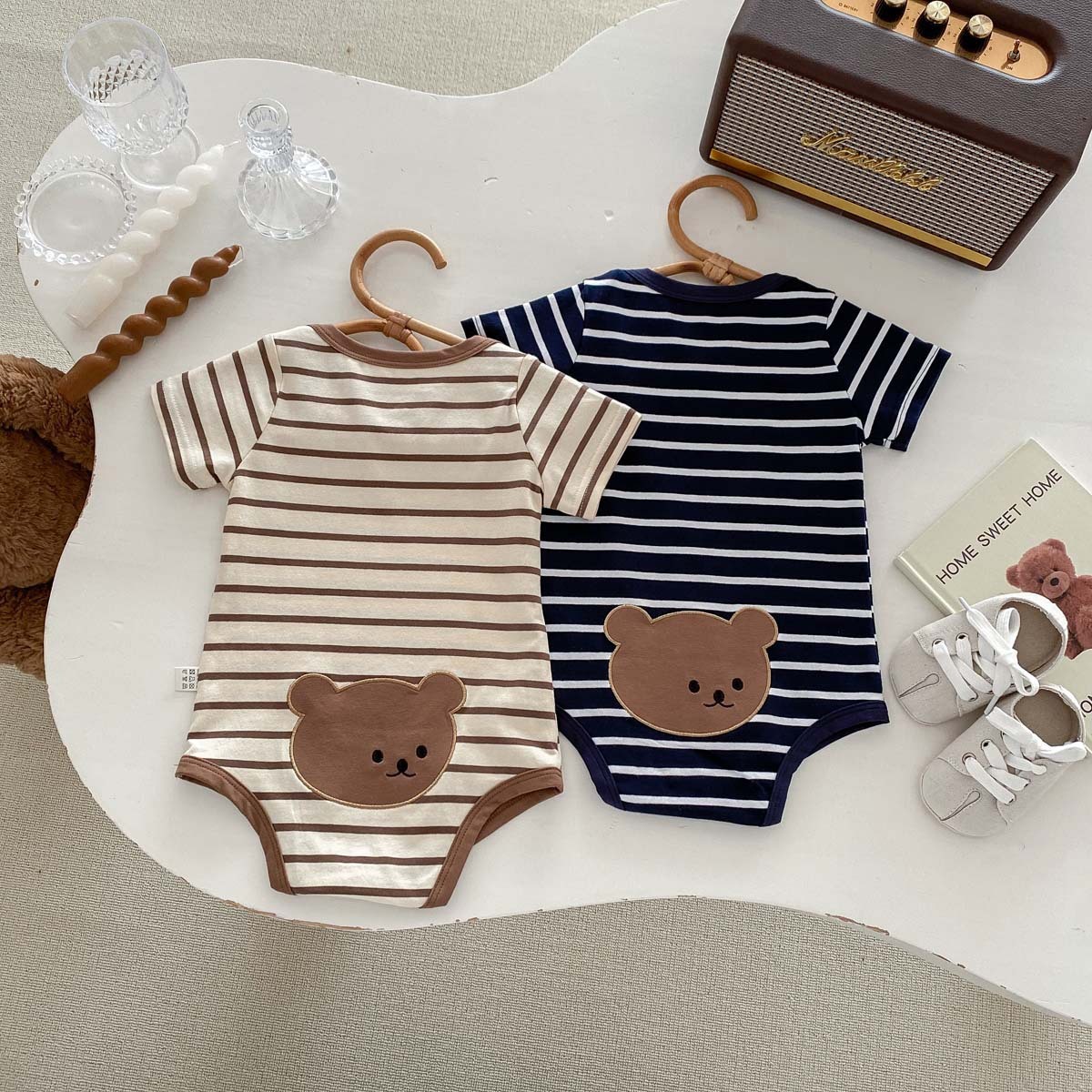 條紋屁屁熊包屁衣(66-90)