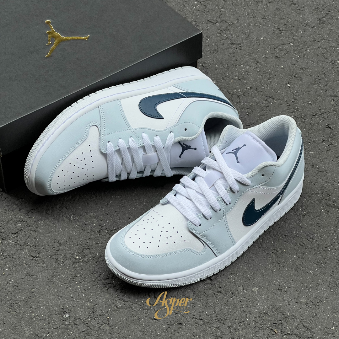 Air Jordan 1 Low "Squadron" 冰川 男鞋 553558-400