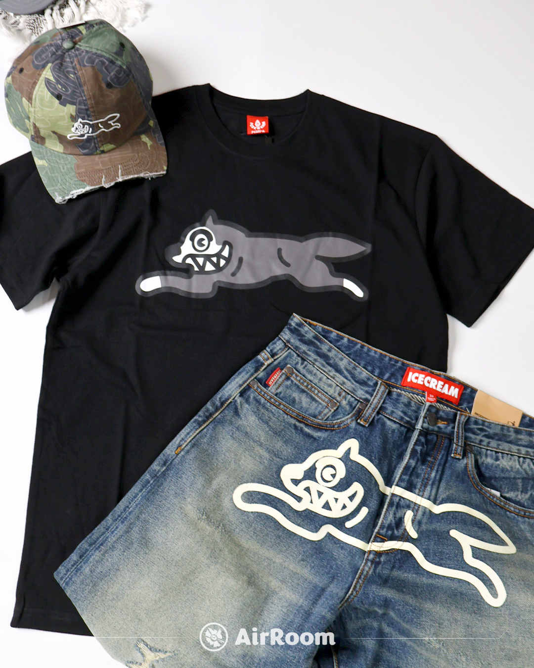 2025AW ICE CREAM BBC RUNNING DOG SS TEE 菲董 飛狗 短T 現貨 451-7212