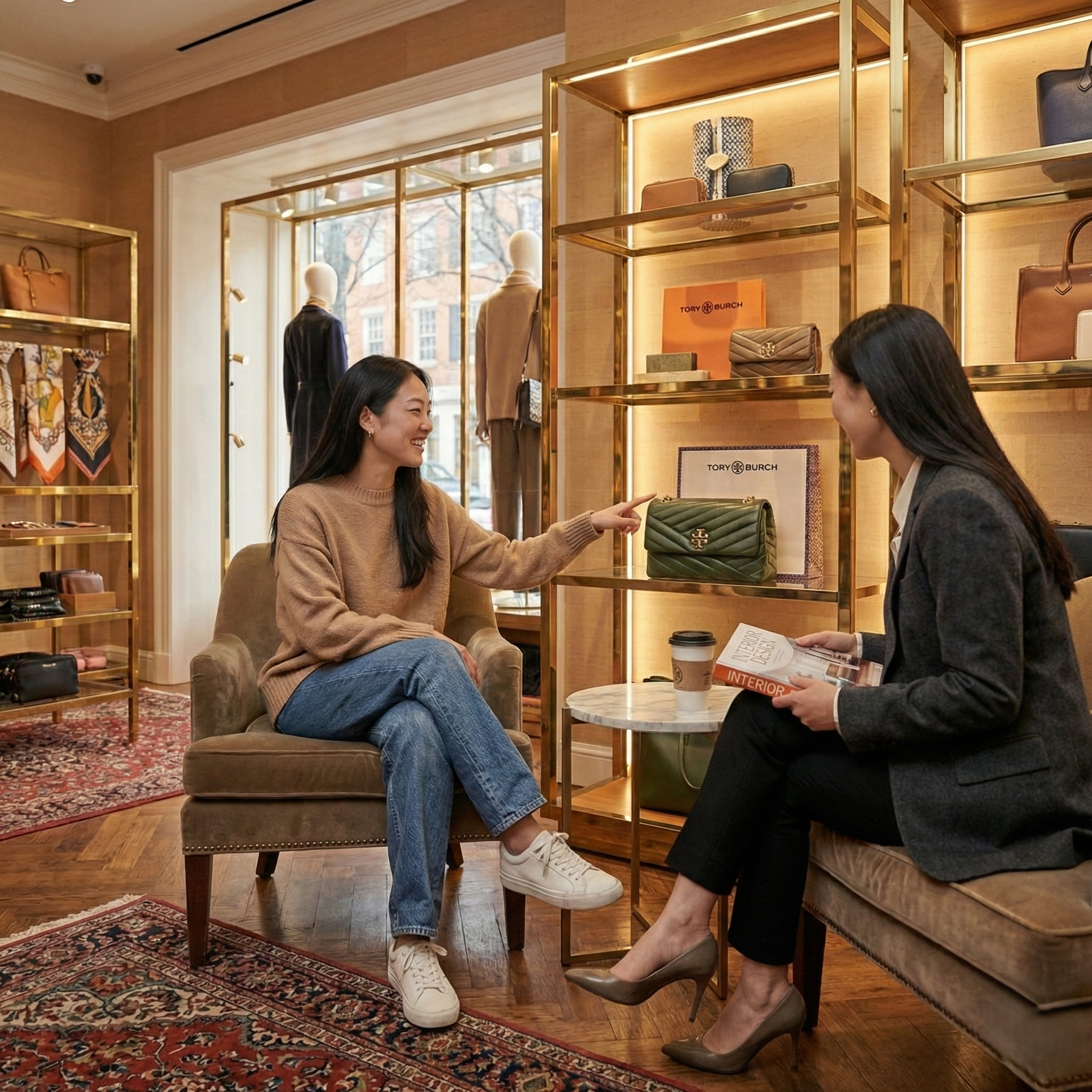 【預購】TORY BURCH H022304 經典山形紋小羊皮鏈條包